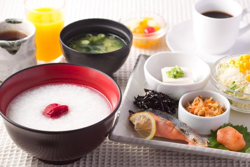 Douts of a Japanese diet for 14 days